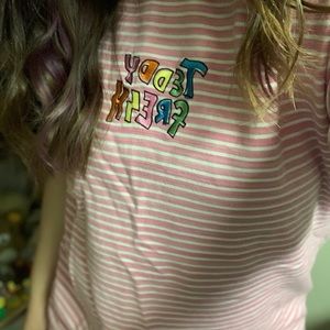 TEDDY FRESH French Terry Heathered Stripe Shirt